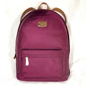 Michael Michael Kors Backpack Plum Maroon Red